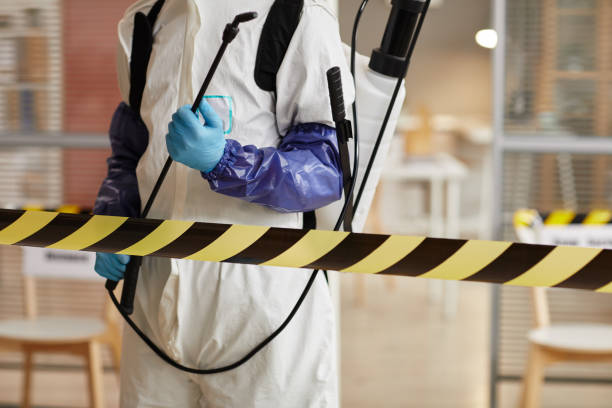 Professional Biohazard technician working in Adams, WI